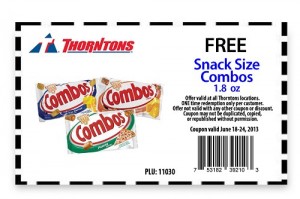 thorntons - free combos