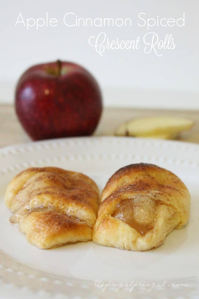 Apple Cinnamon Spice Crescent Rolls