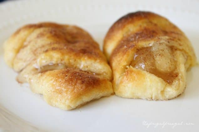 Apple Cinnamon Spice Crescent Rolls