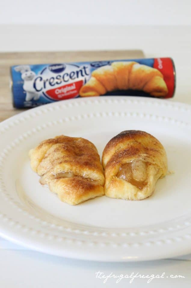 apple cinnamon spice crescent rolls