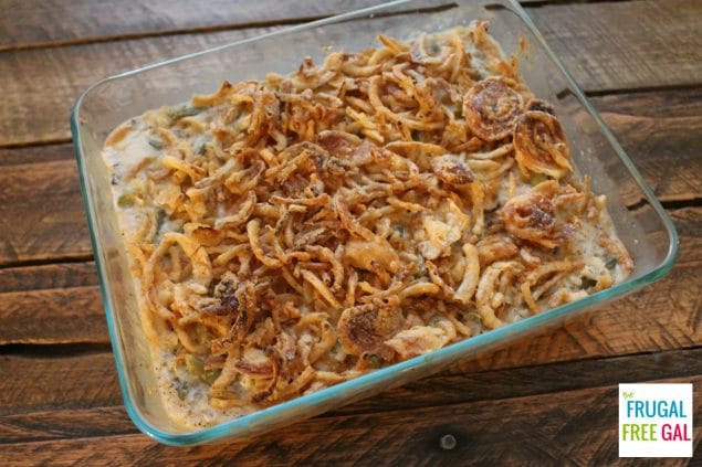 Green Bean Casserole Recipe (with a Twist!) - The Frugal Free Gal
