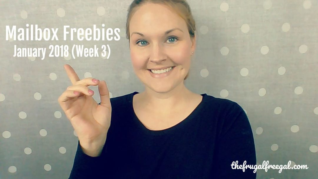 YouTube Video: Mailbox Freebies – January 2018: Week 3