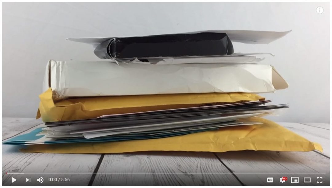 YouTube Video: Mailbox Freebies in Five Minutes (October 29, 2018)