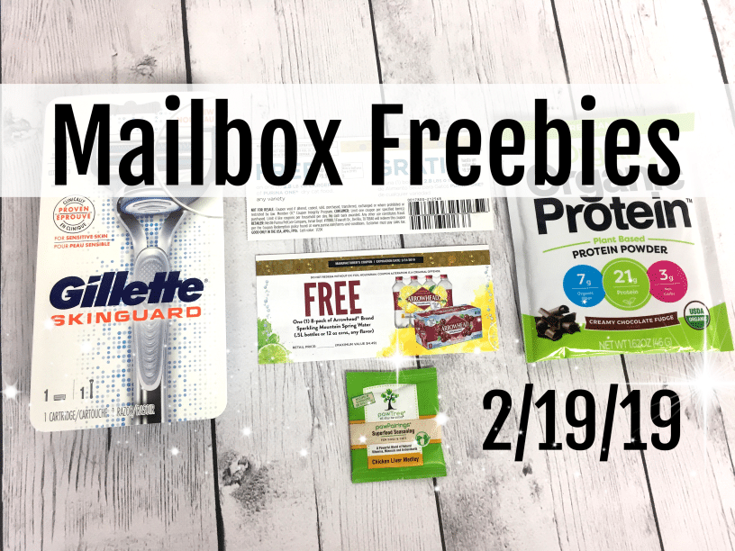 YouTube Video: Mailbox Freebies in Five Minutes (2/19/19)