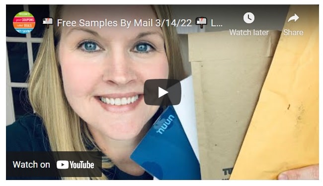 6 YouTube Videos: Mailbox Freebies and Giveaway Wins (March 2022)