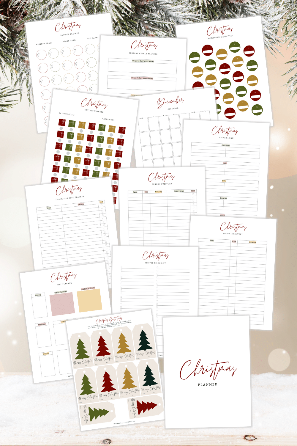 Ultimate FREE Christmas Planner Printable Pack