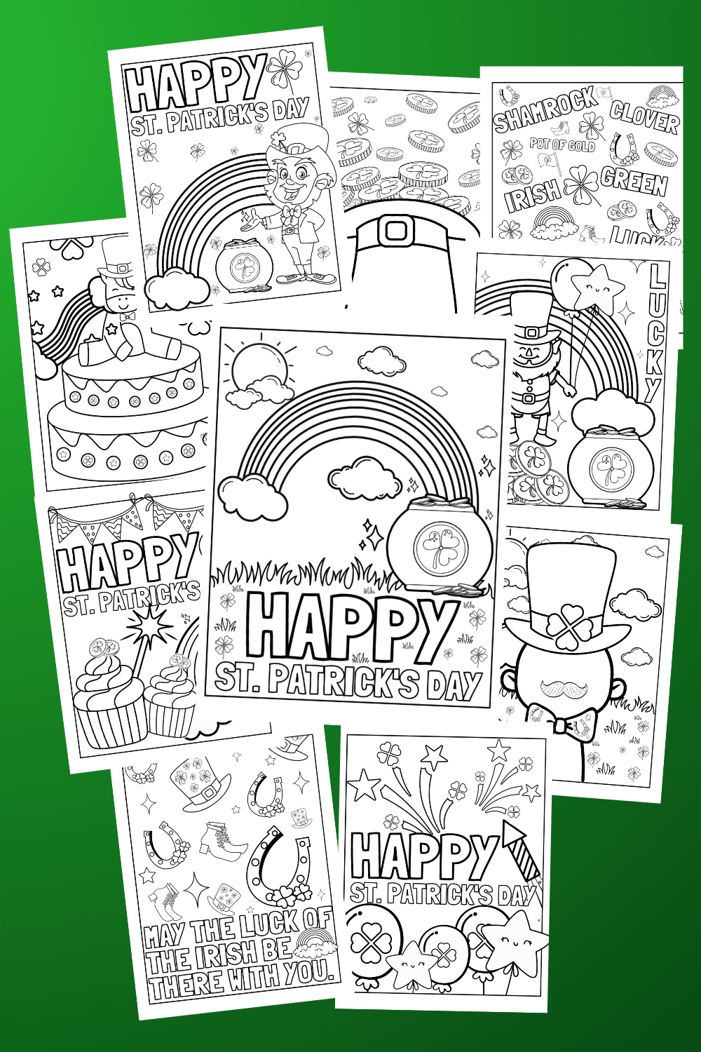 FREE St. Patrick’s Day Coloring Pages