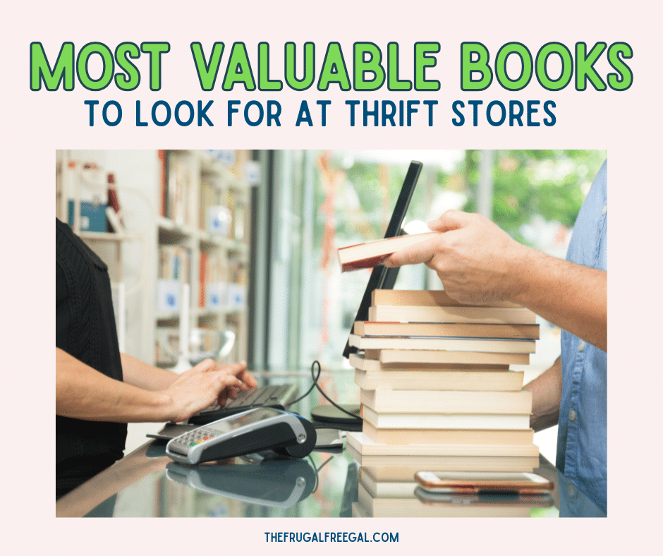 most valuable books to look for at thrift stores