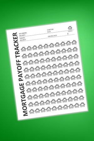 FREE Printable Mortgage Payoff Tracker - The Frugal Free Gal