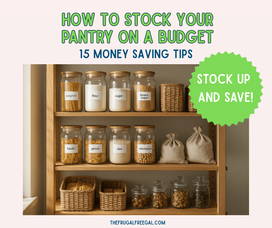 How to Stock Your Pantry on a Budget: 15 Money-Saving Tips