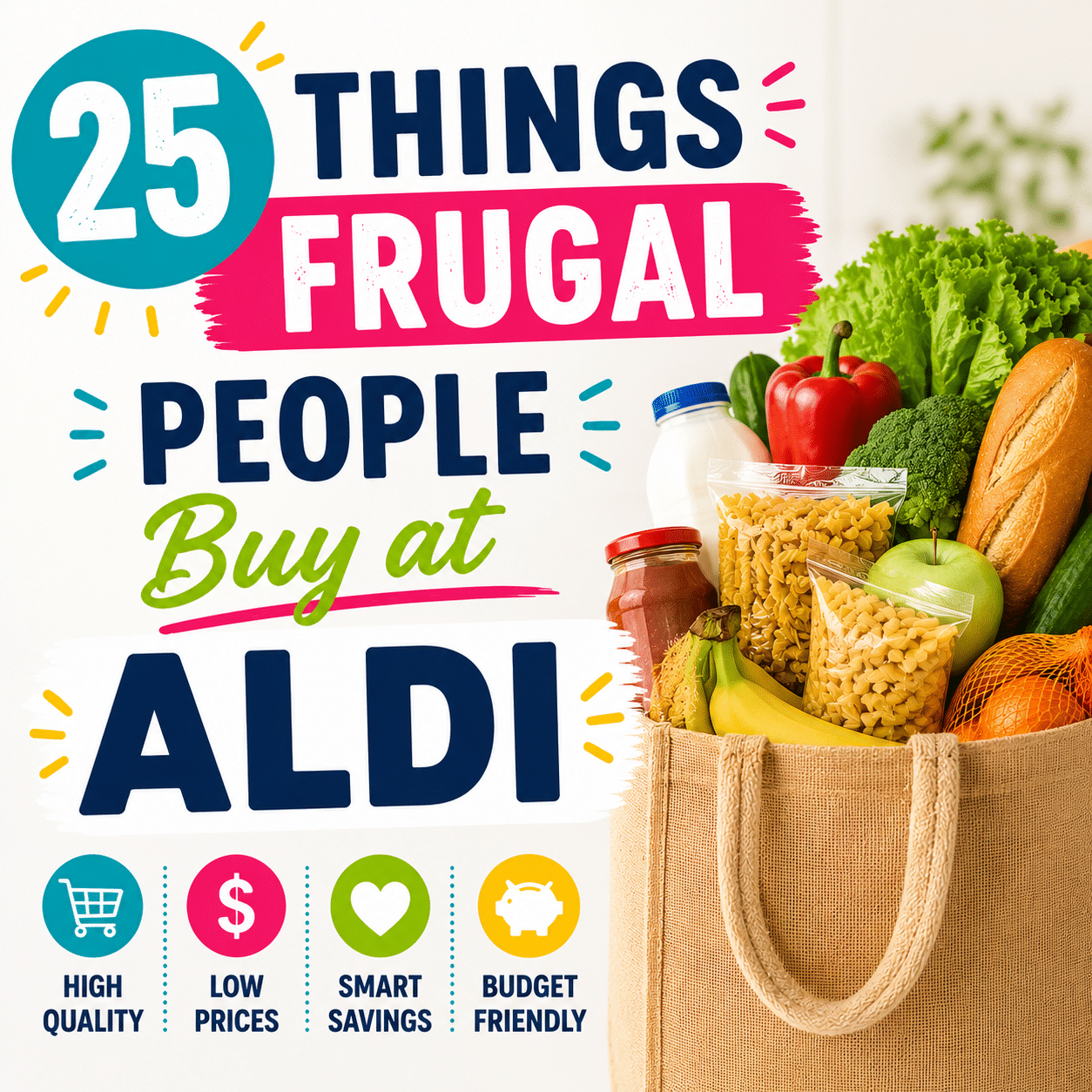 25 Things Frugal People Buy at Aldi