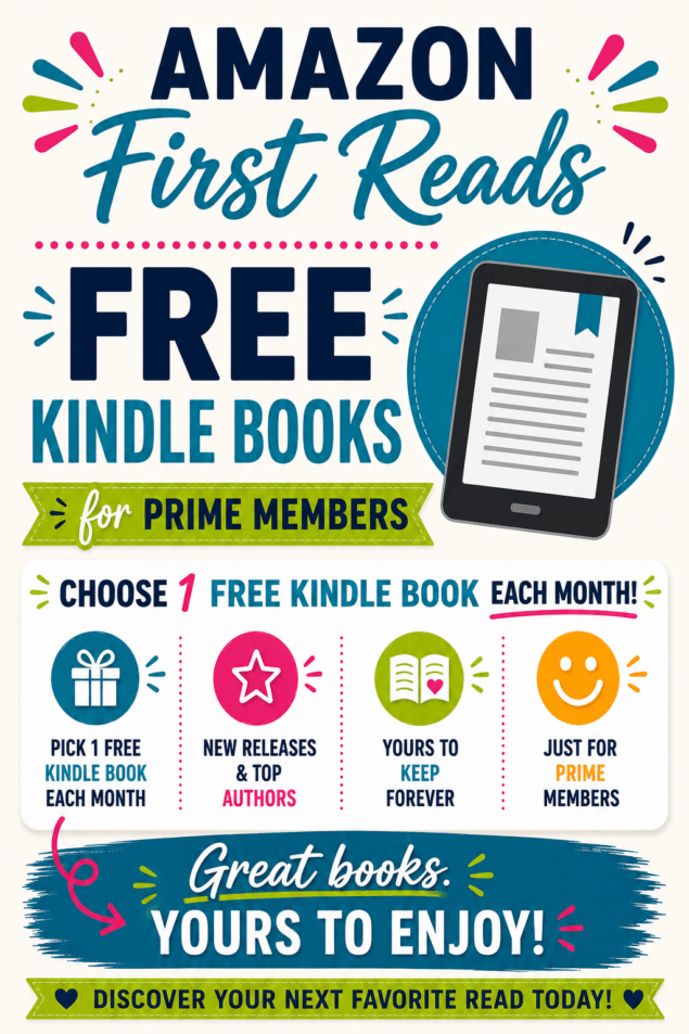 Amazon First Reads: How to Get Free eBooks Every Month as a Prime Member