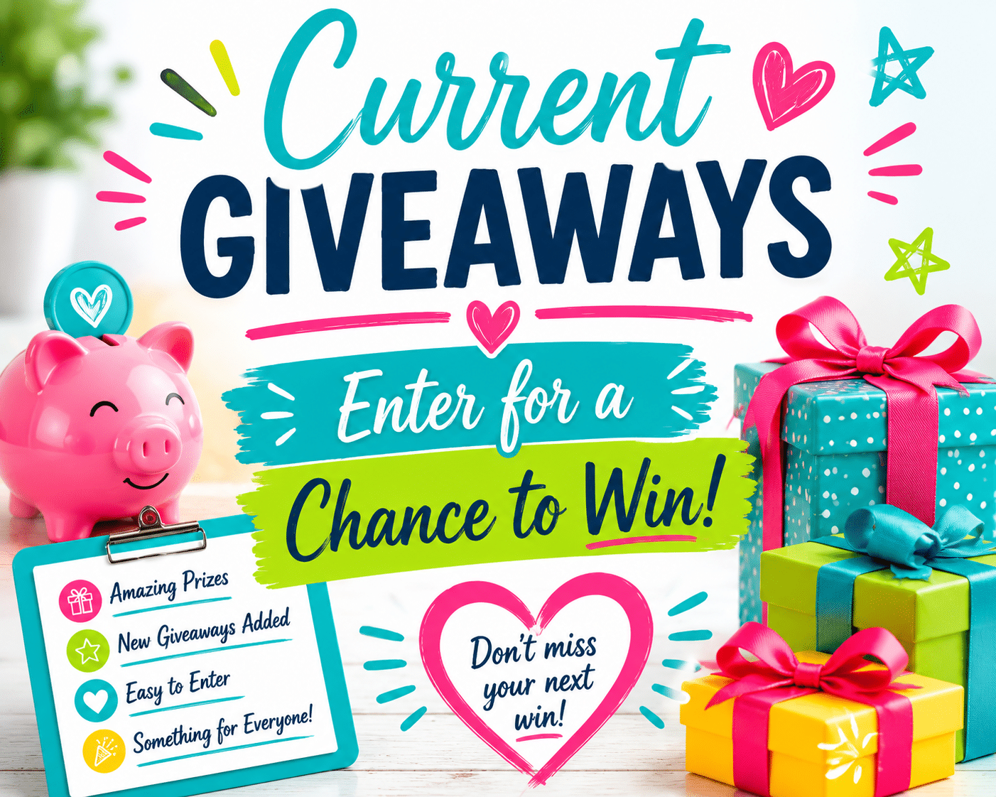 List of Current Giveaways