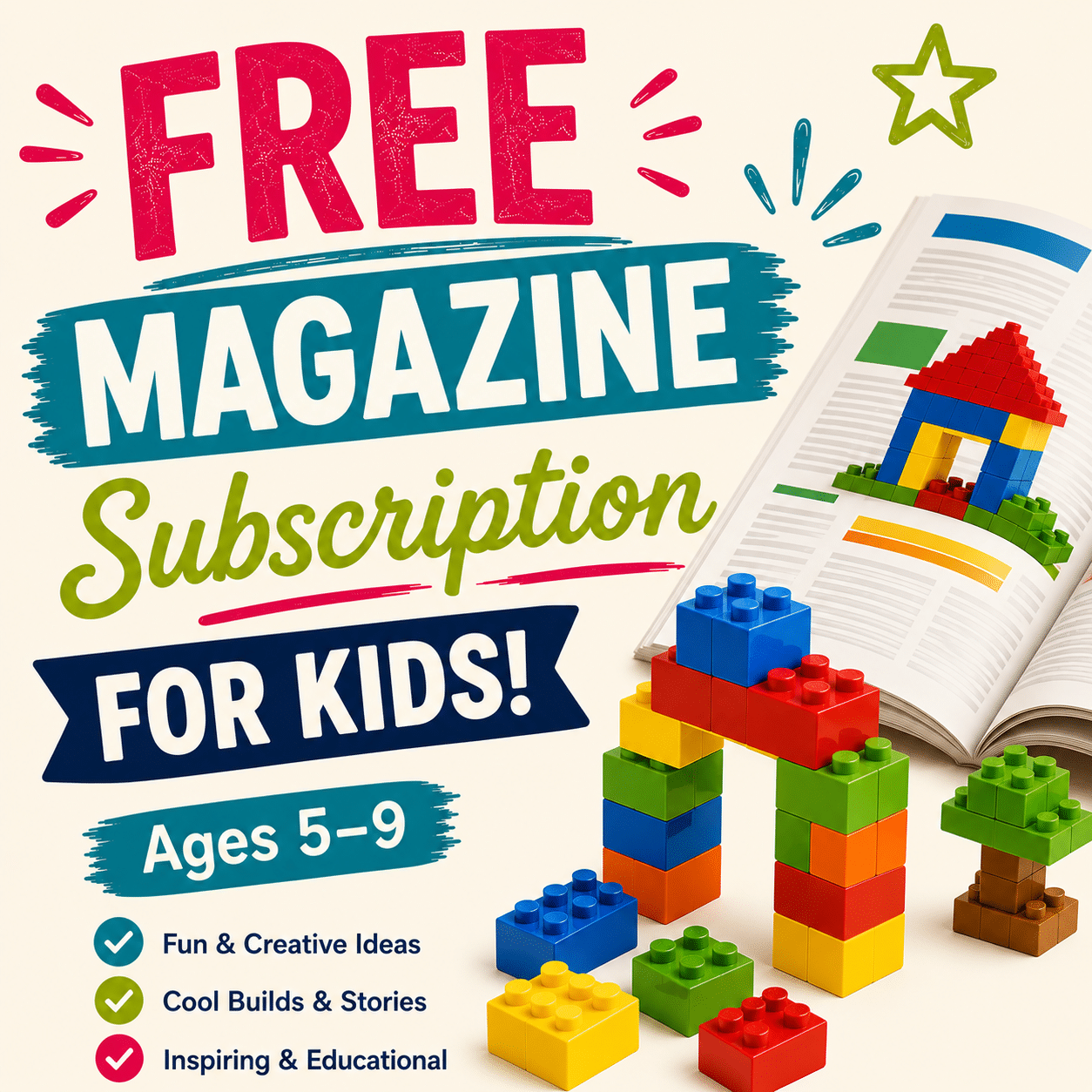 FREE LEGO® Life Magazine Subscription for Kids (Ages 5–9)