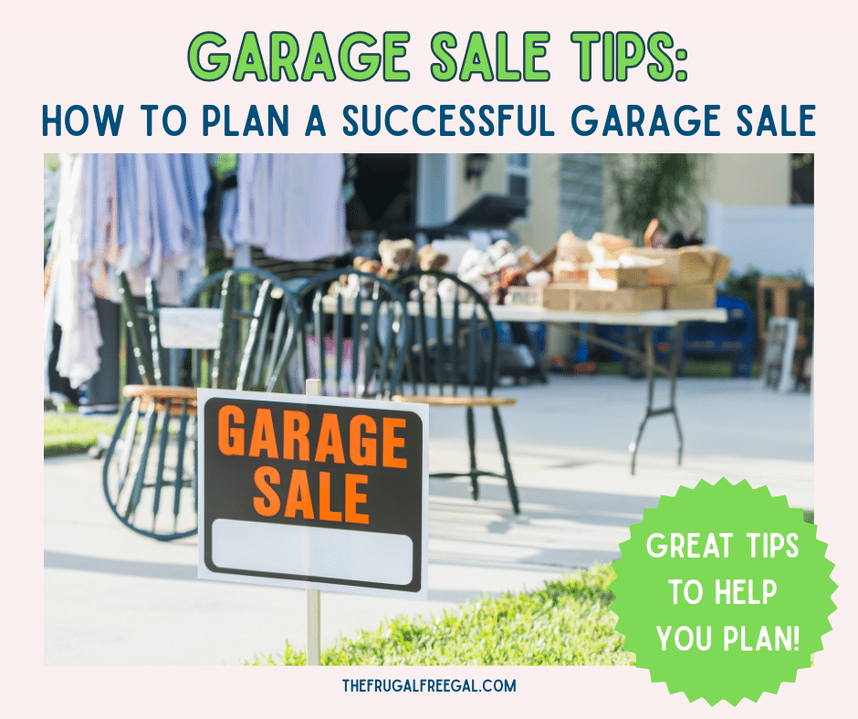 Garage Sale Tips: How to Plan a Successful Yard Sale