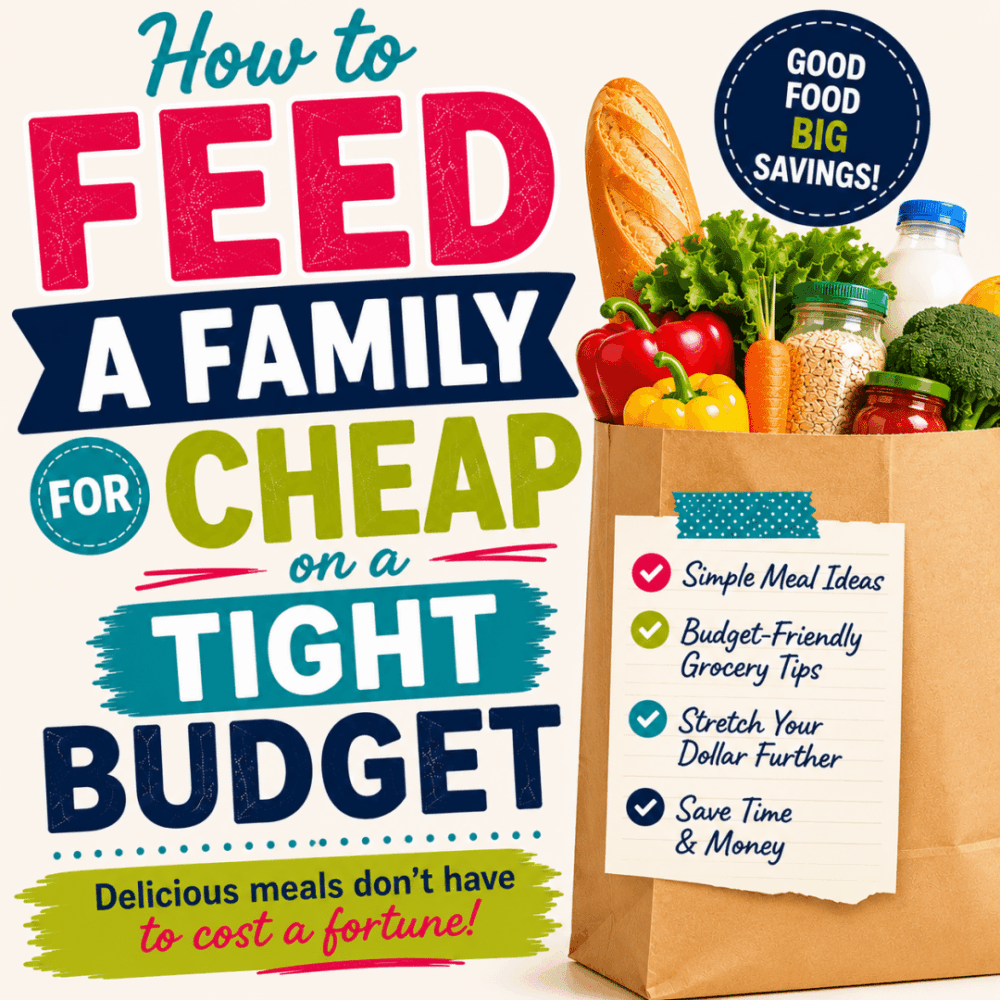 How to Feed a Family Cheap on a Tight Budget