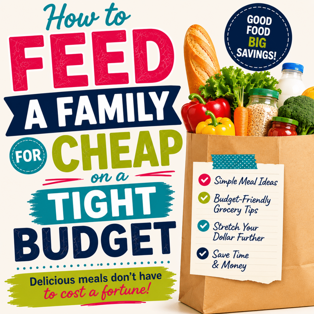 How to Feed a Family Cheap on a Tight Budget