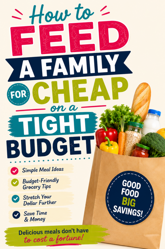 How to Feed a Family Cheap on a Tight Budget