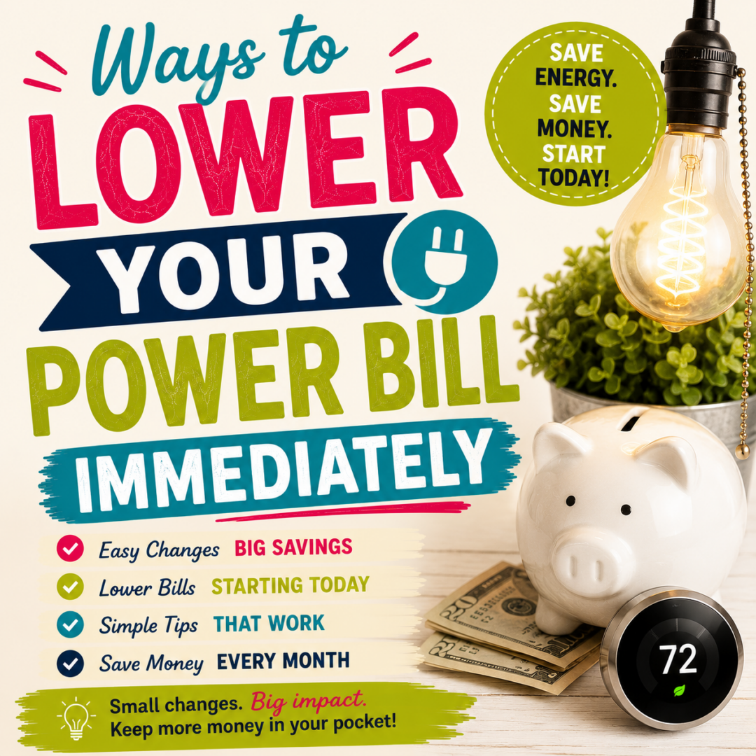 Ways to Lower Your Power Bill Immediately