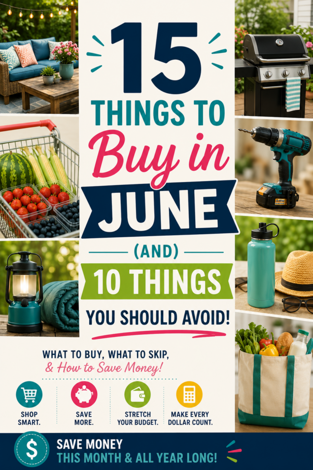 Things to Buy in June